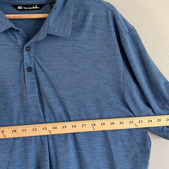 Travis Mathew Blue Polo Shirt Soft Comfortable Fit 3XL - Picture 9 of 10